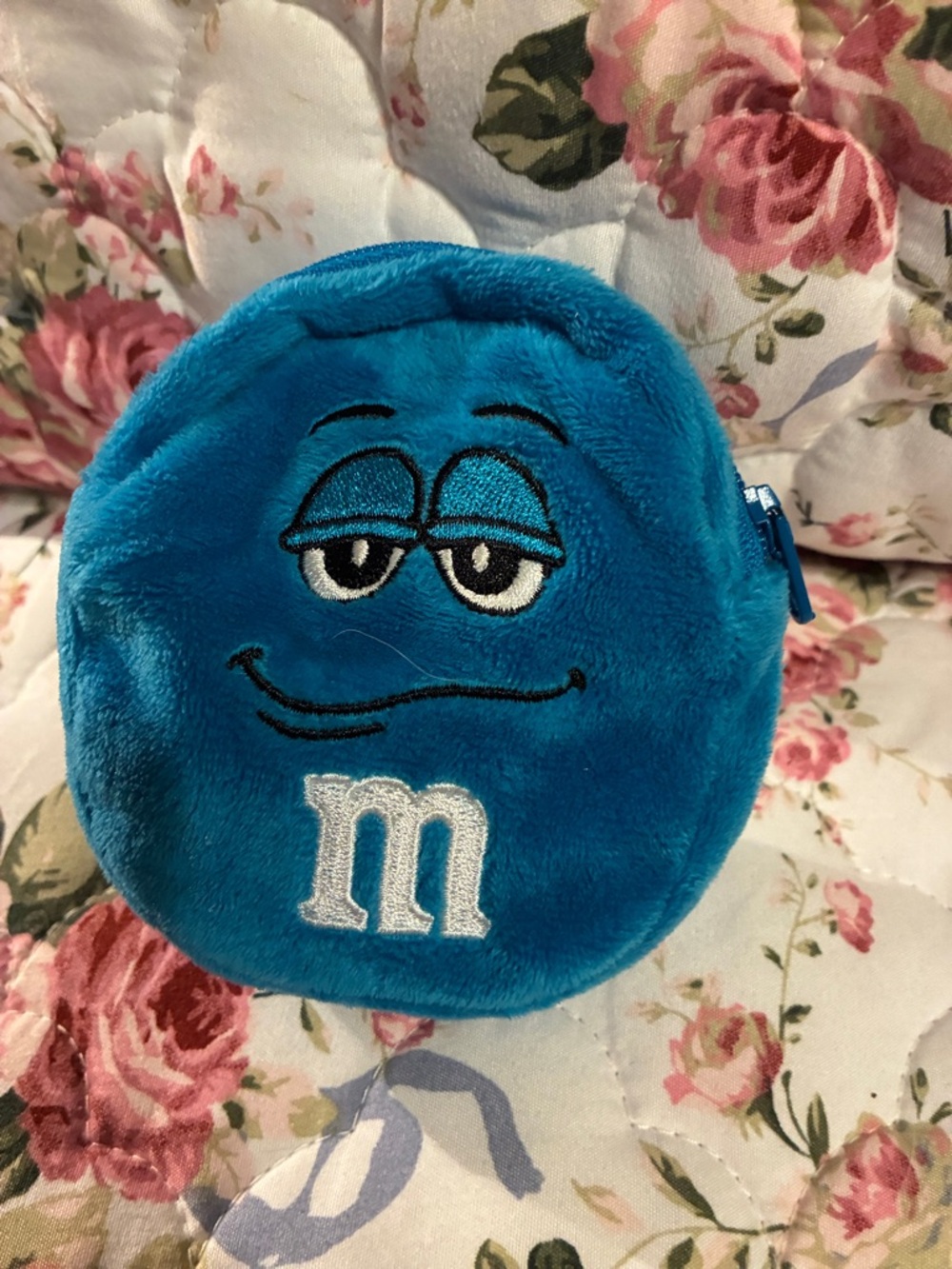 M&M'S Blue Plush Character Coin Purse